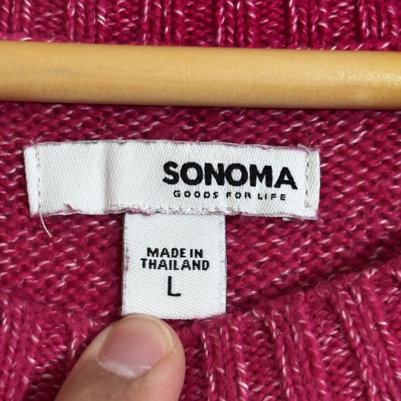 Women's Pink Sweater - Picture 9 of 12